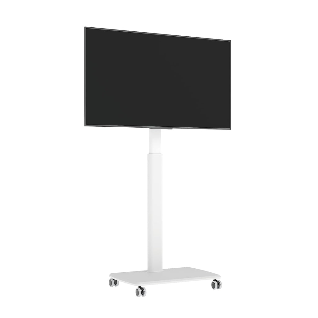 White Rolling TV Stand O515161