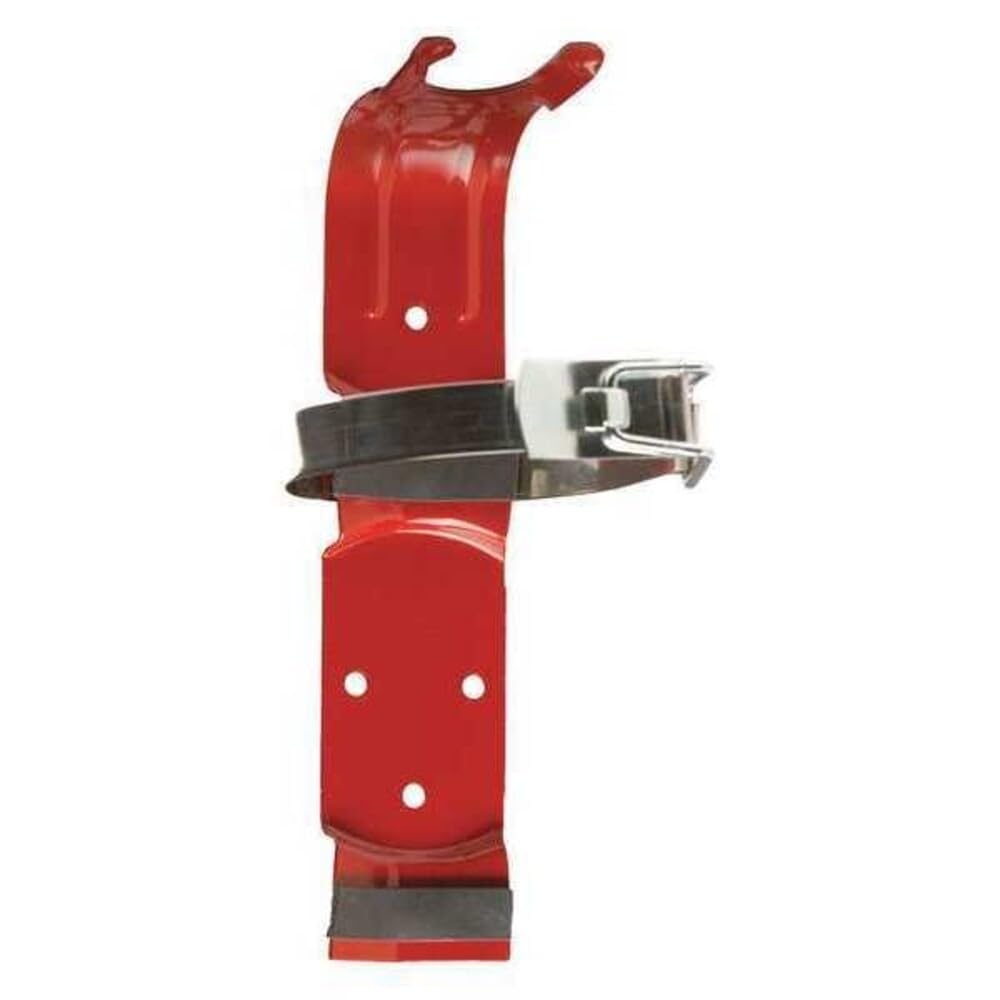 Fire Extinguisher Bracket 3-3/8 in. Dia. Red F36045