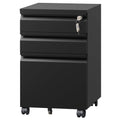 3 Drawer Mobile File Cabinet with Lock U919