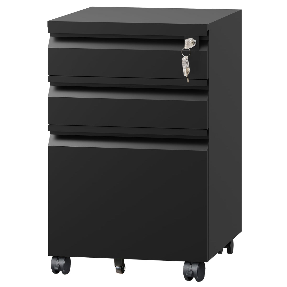3 Drawer Mobile File Cabinet with Lock U919