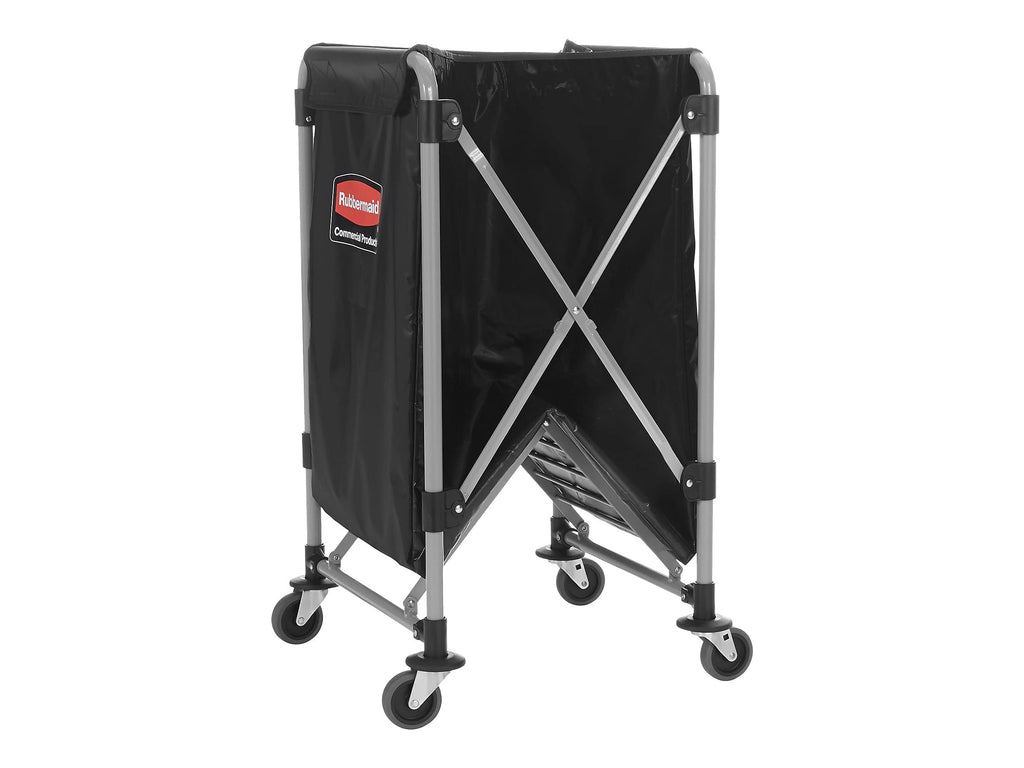 Black Steel Collapsible X Cart D13414