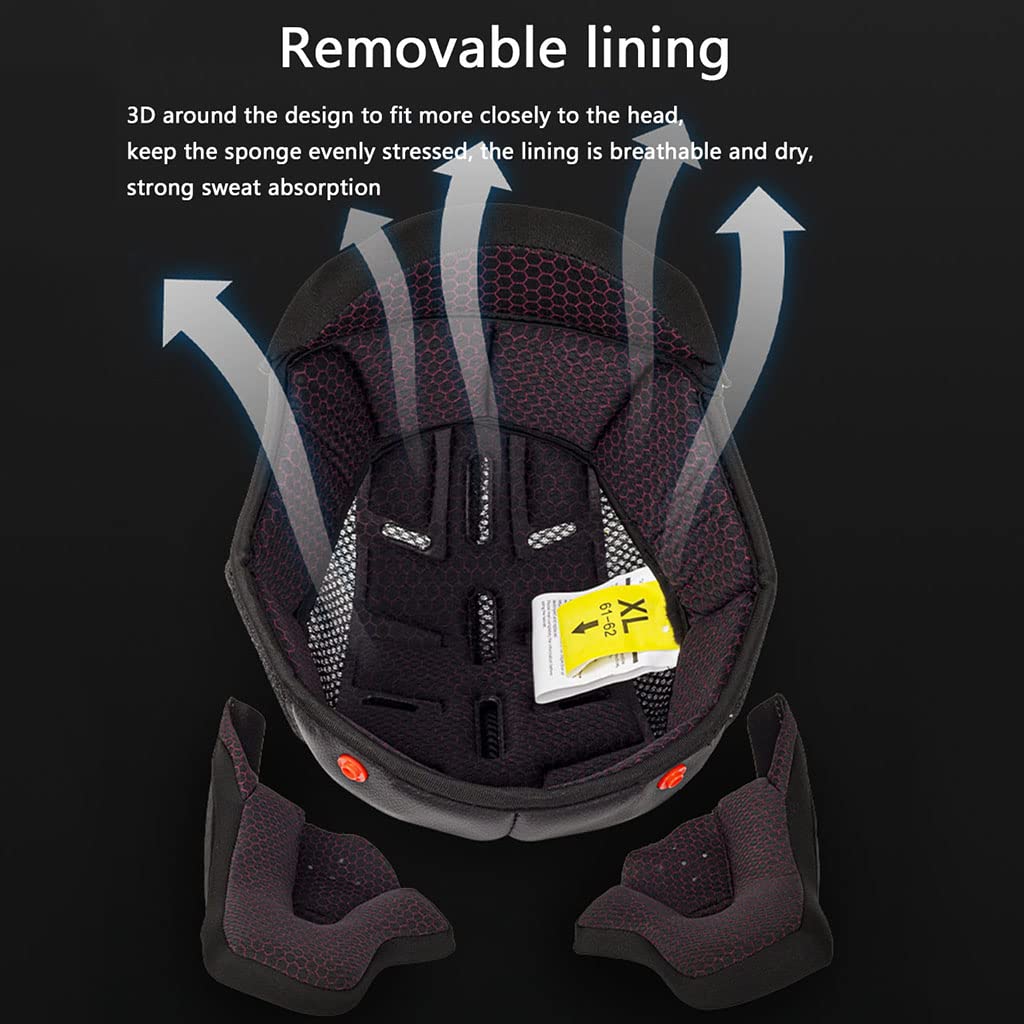Black Carbon Fiber Modular Motorcycle Helmet H747