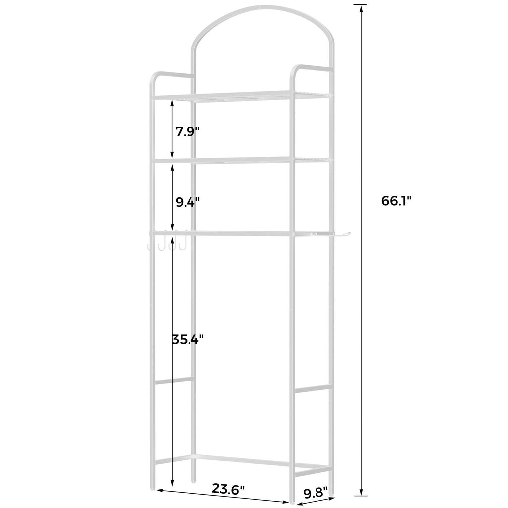 3 Tier Over The Toilet Storage Rack B749