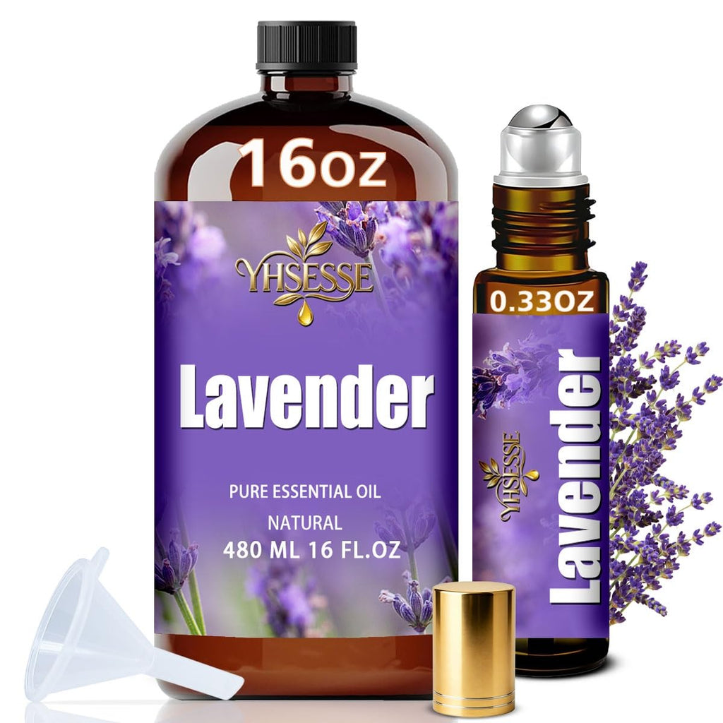 Peppermint and Lavender Essential Oil 4 Fl Oz and 16 Fl Oz C25682