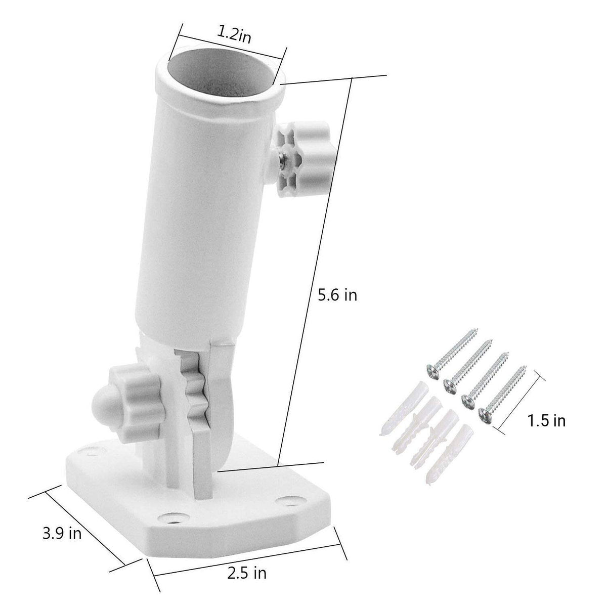 Adjustable Aluminum Flag Pole Bracket V221