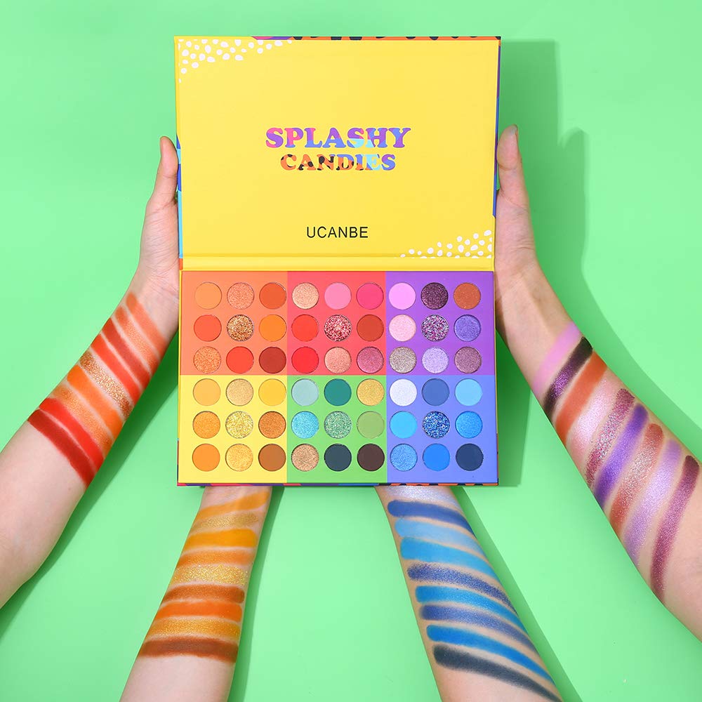 54 Colors Matte Shimmer Glitter Eyeshadow Palette X204