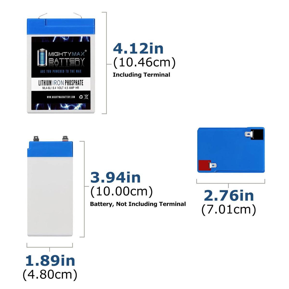 6V 4.5AH Lithium Replacement Battery O84224