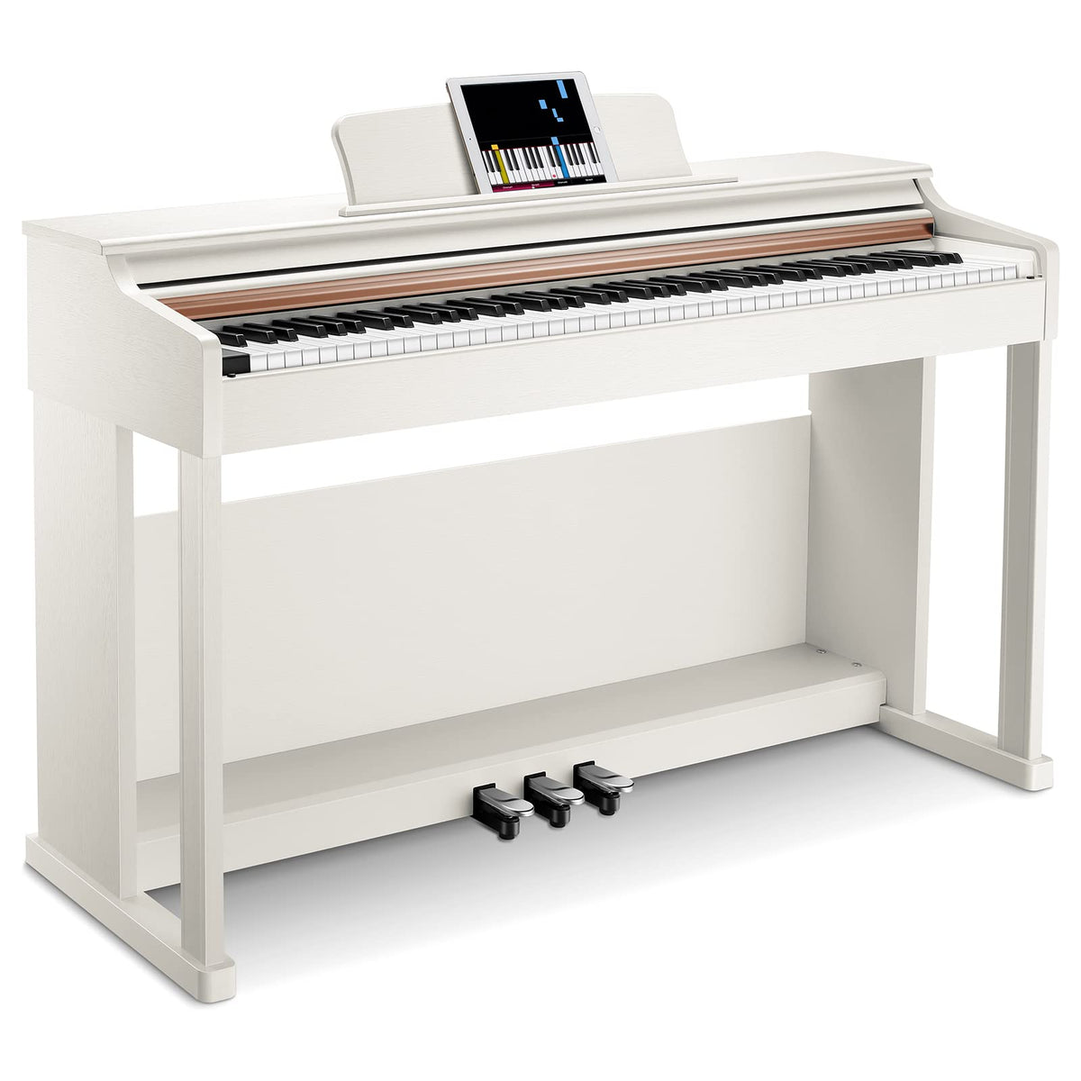88-Key Weighted Action Digital Piano with Furniture Stand P2693