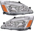 Headlights Lens and Housing Pair for 2003-2007 Honda Accord V548