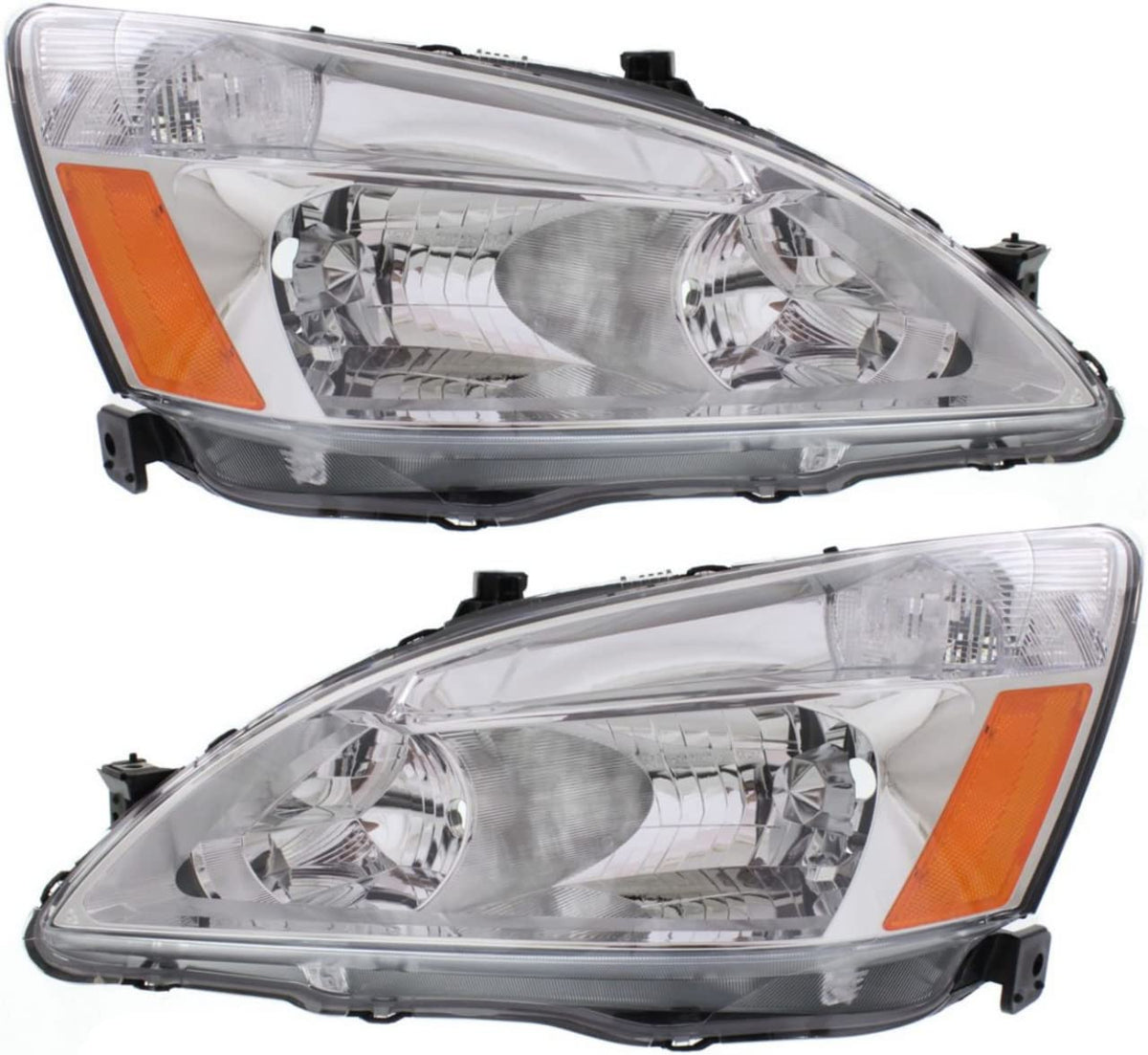 Headlights Lens and Housing Pair for 2003-2007 Honda Accord V548
