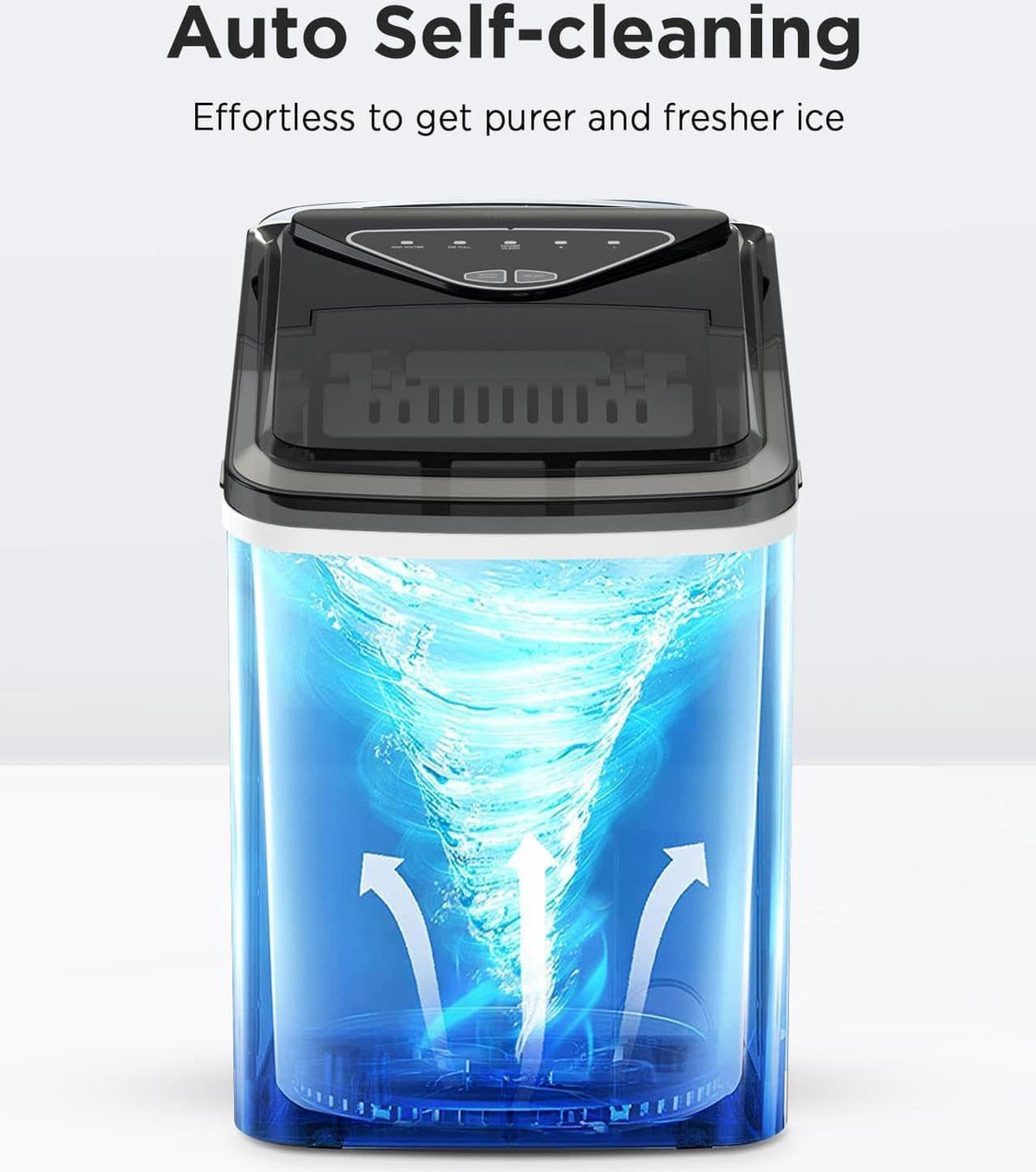 Countertop Ice Maker with 2 Ice Sizes U960069
