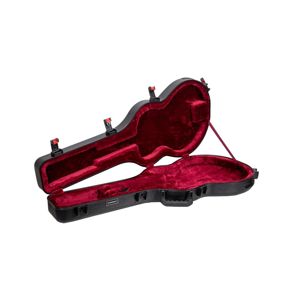 Black Semi-Hollow Electric Guitar Flight Case with Lock H84619