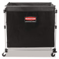 Black Steel Collapsible X Cart D13414