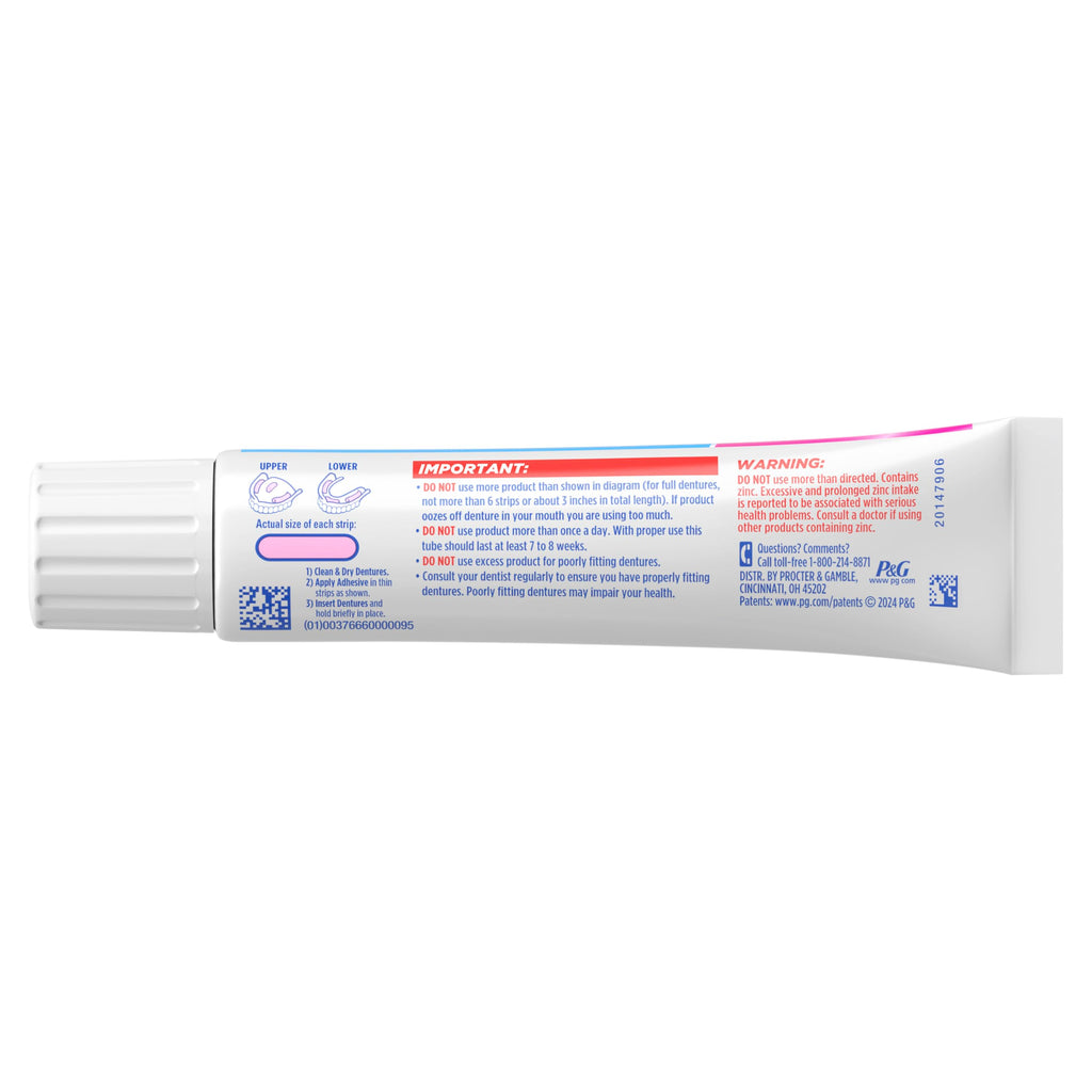 Denture Adhesive Cream 2.4 oz 3-Pack O35634