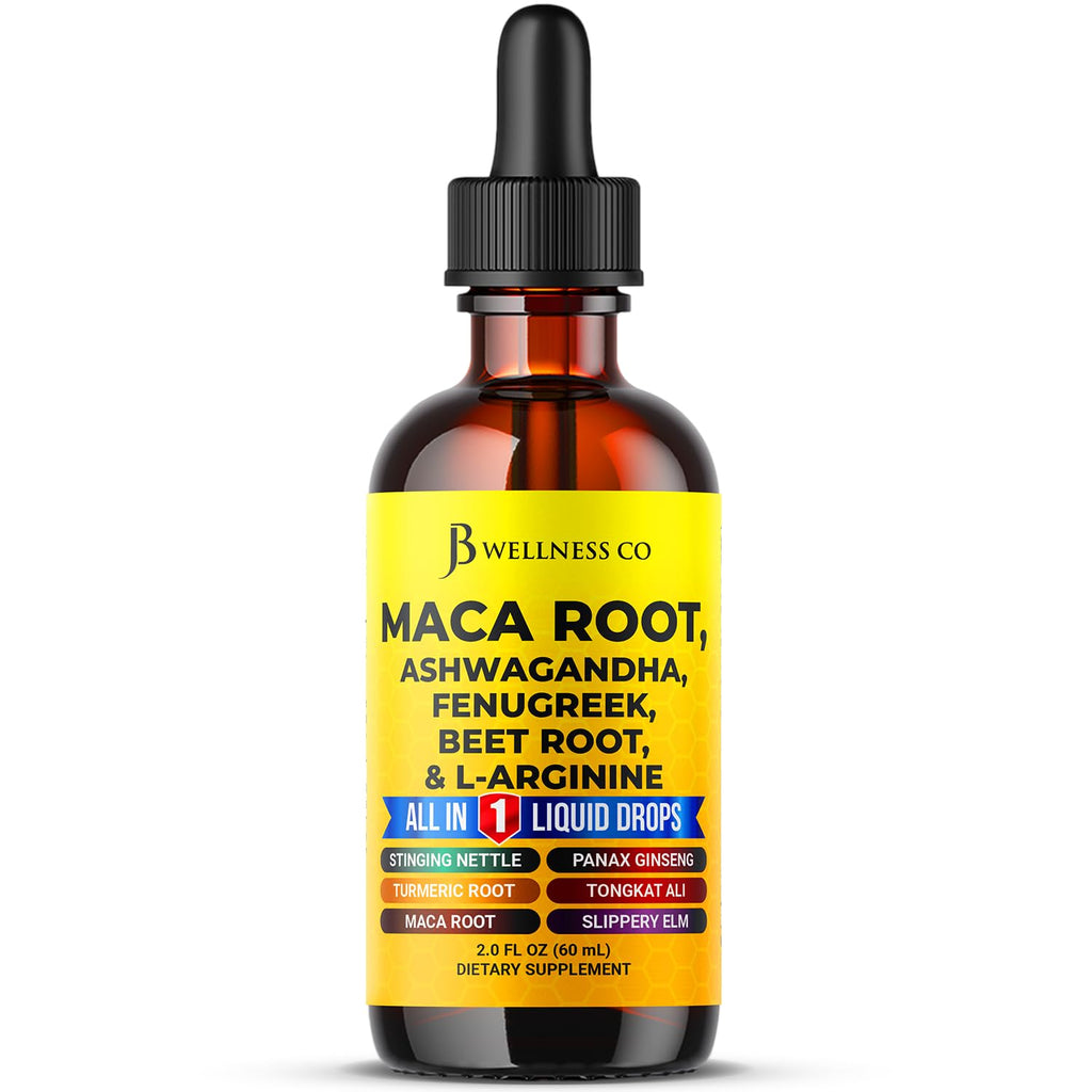 Organic Maca Root Liquid Drops with Ashwagandha 2oz L26144