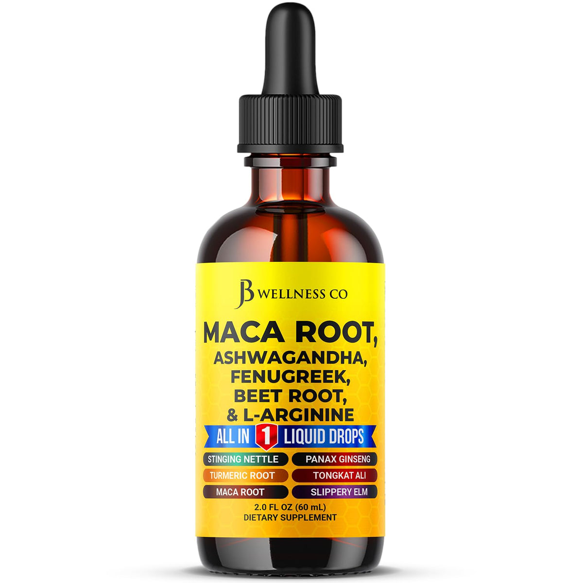 Organic Maca Root Liquid Drops with Ashwagandha 2oz L26144