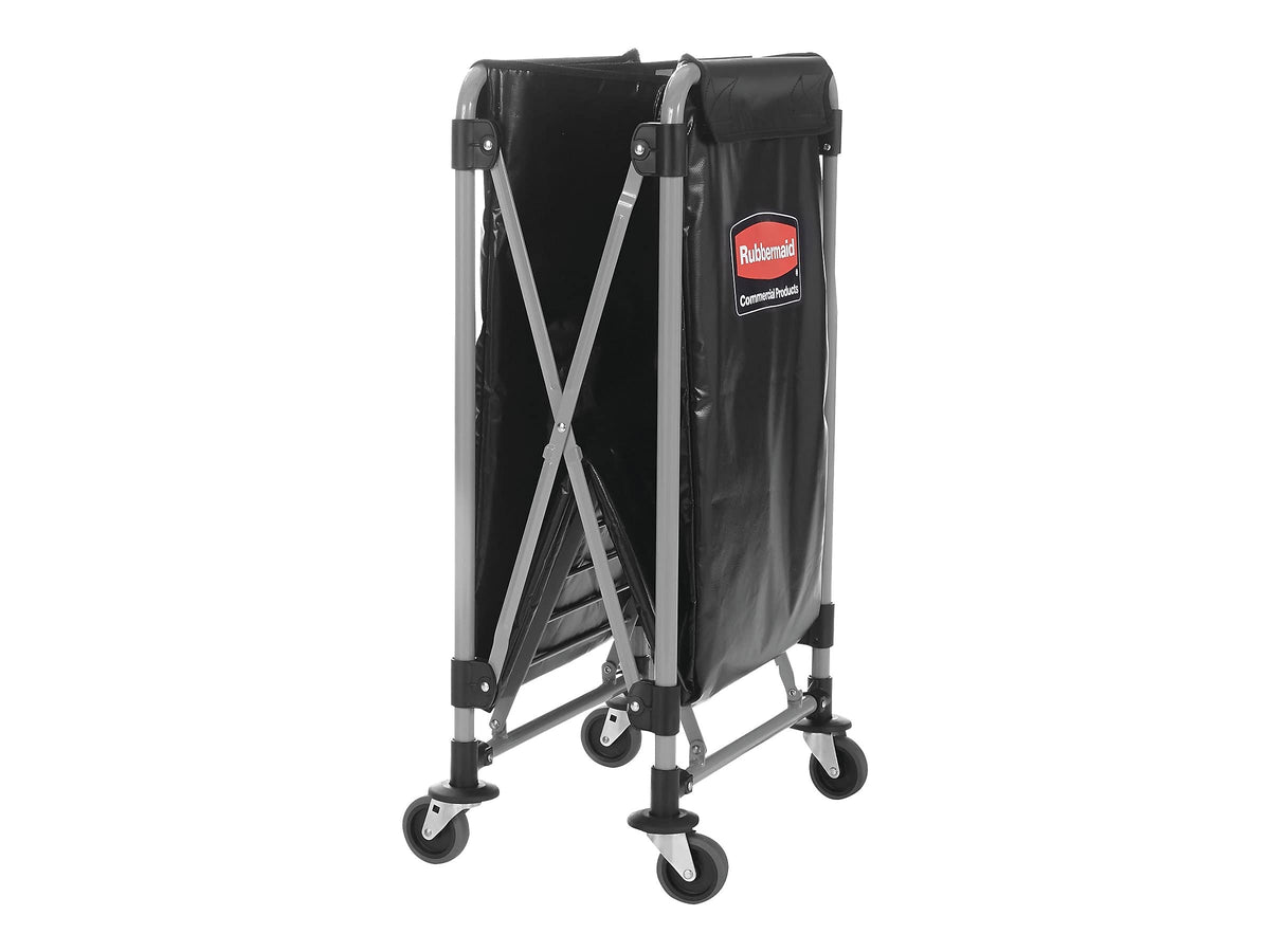 Black Steel Collapsible X Cart D13414