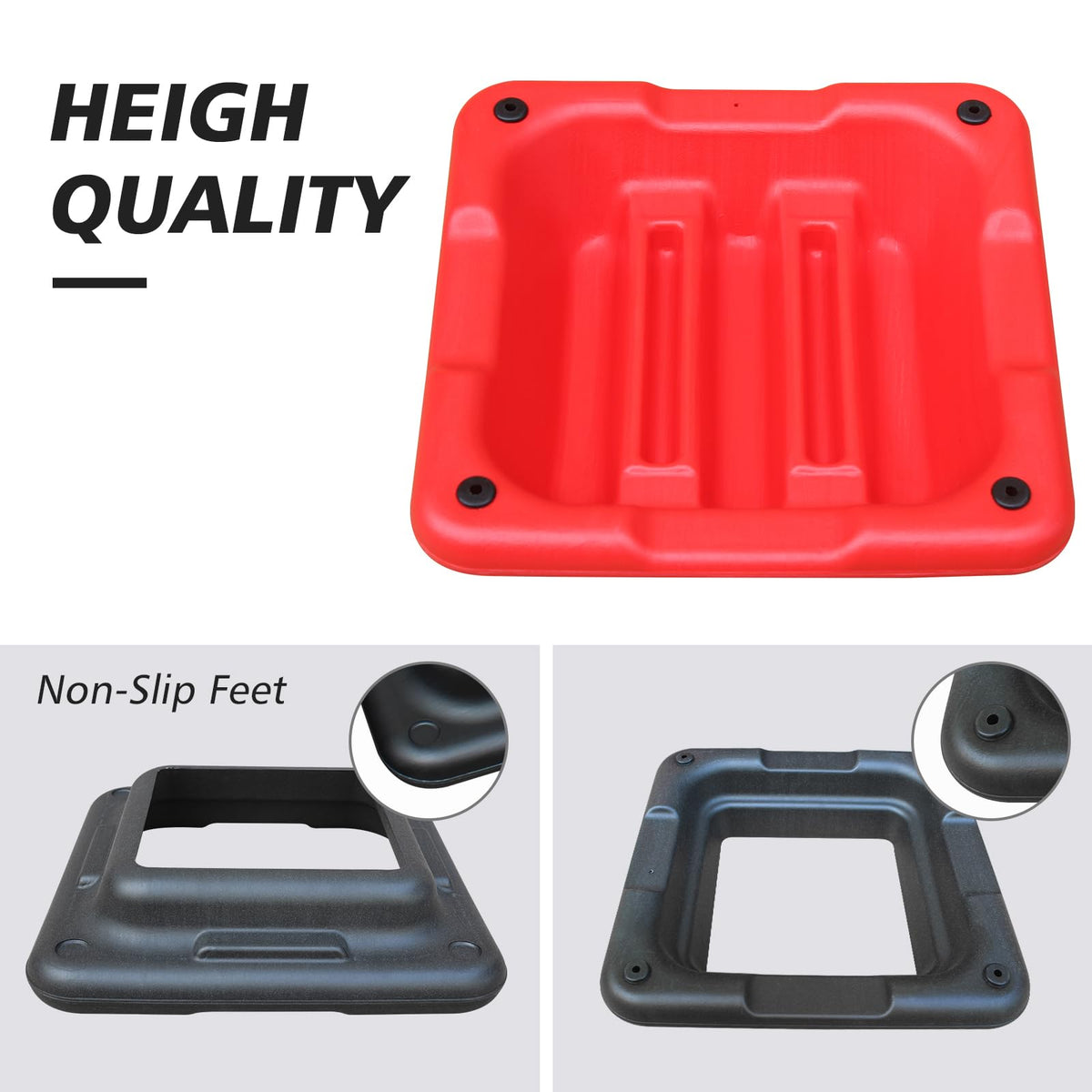 16"x16" Adjustable Exercise Aerobic Step Platform with 4 Risers W440