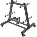 2" Olympic Weight Plate Tree Rack and Barbell Holders L330