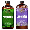 Peppermint and Lavender Essential Oil 4 Fl Oz and 16 Fl Oz C25682