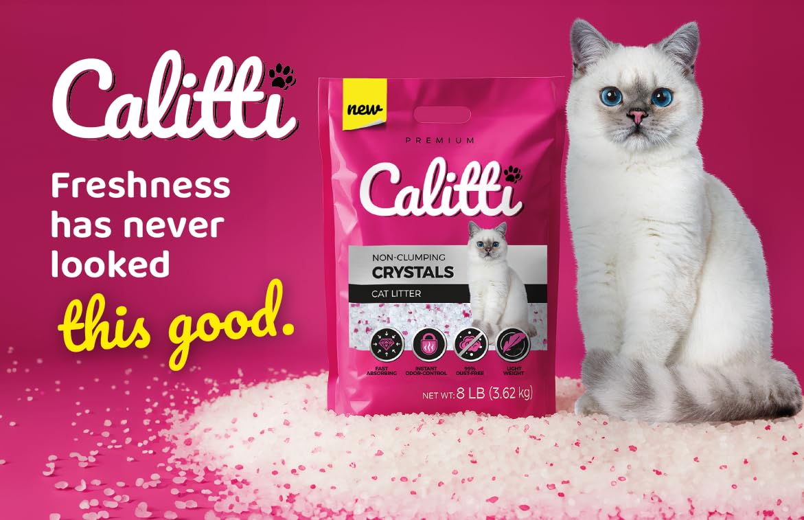Unscented Dust Free Silica Gel Cat Litter 8 lb Bag A731