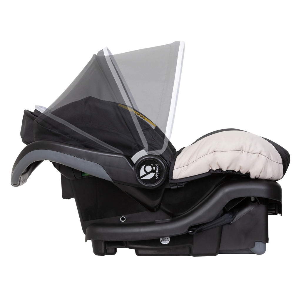 Khaki Infant Car Seat with Cover and Harness W665