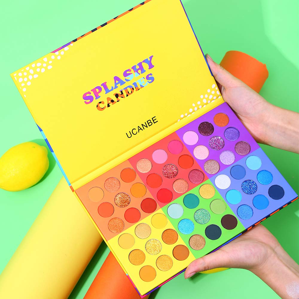 54 Colors Matte Shimmer Glitter Eyeshadow Palette X204