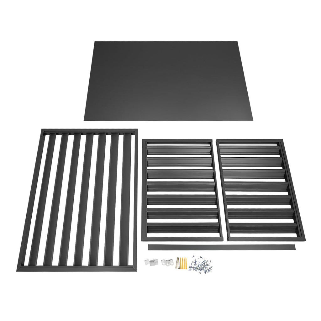43x23x31 Inch Aluminum Alloy Air Conditioner Fence Screen V54489