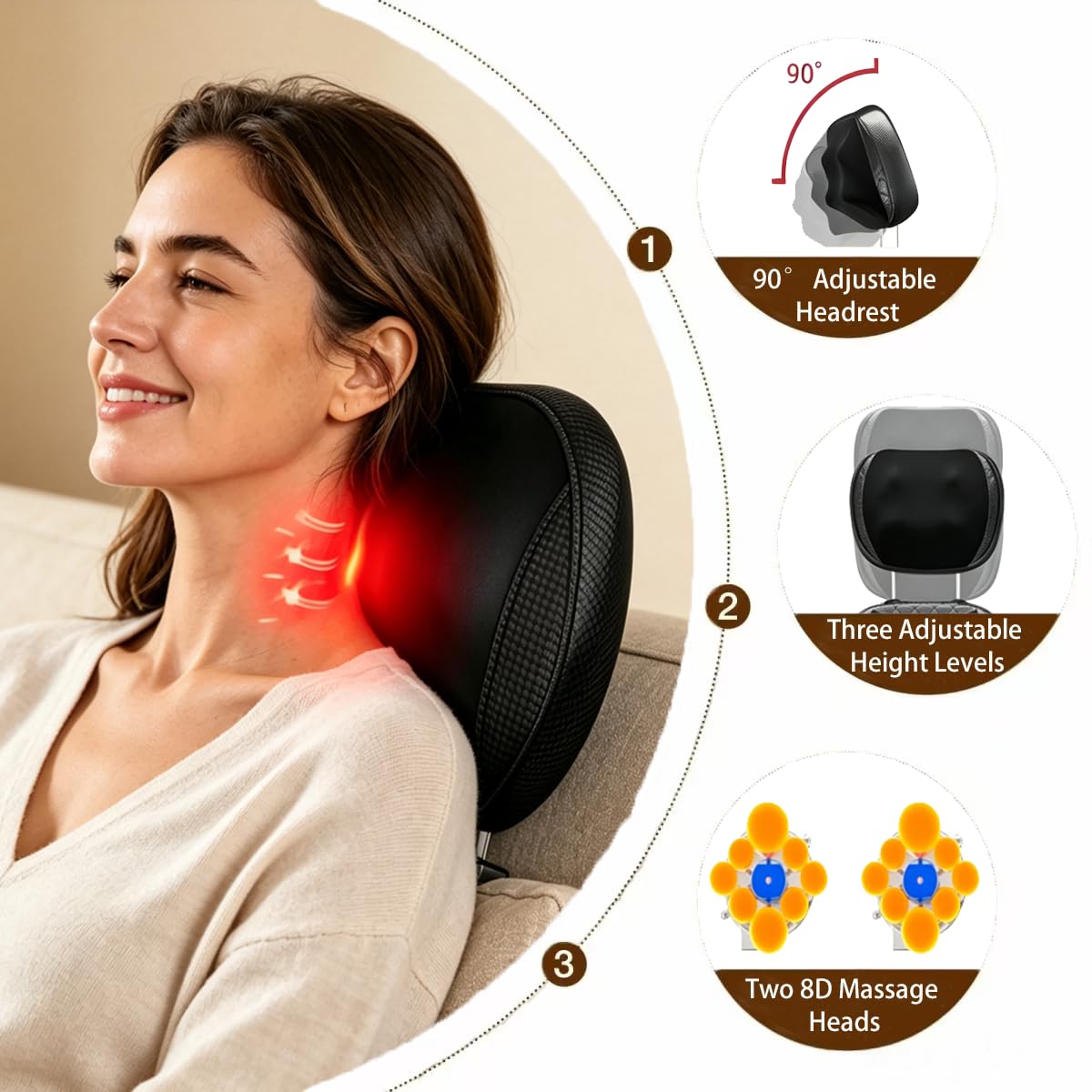 Full-Body Massage Mat with Foot Massager E4882