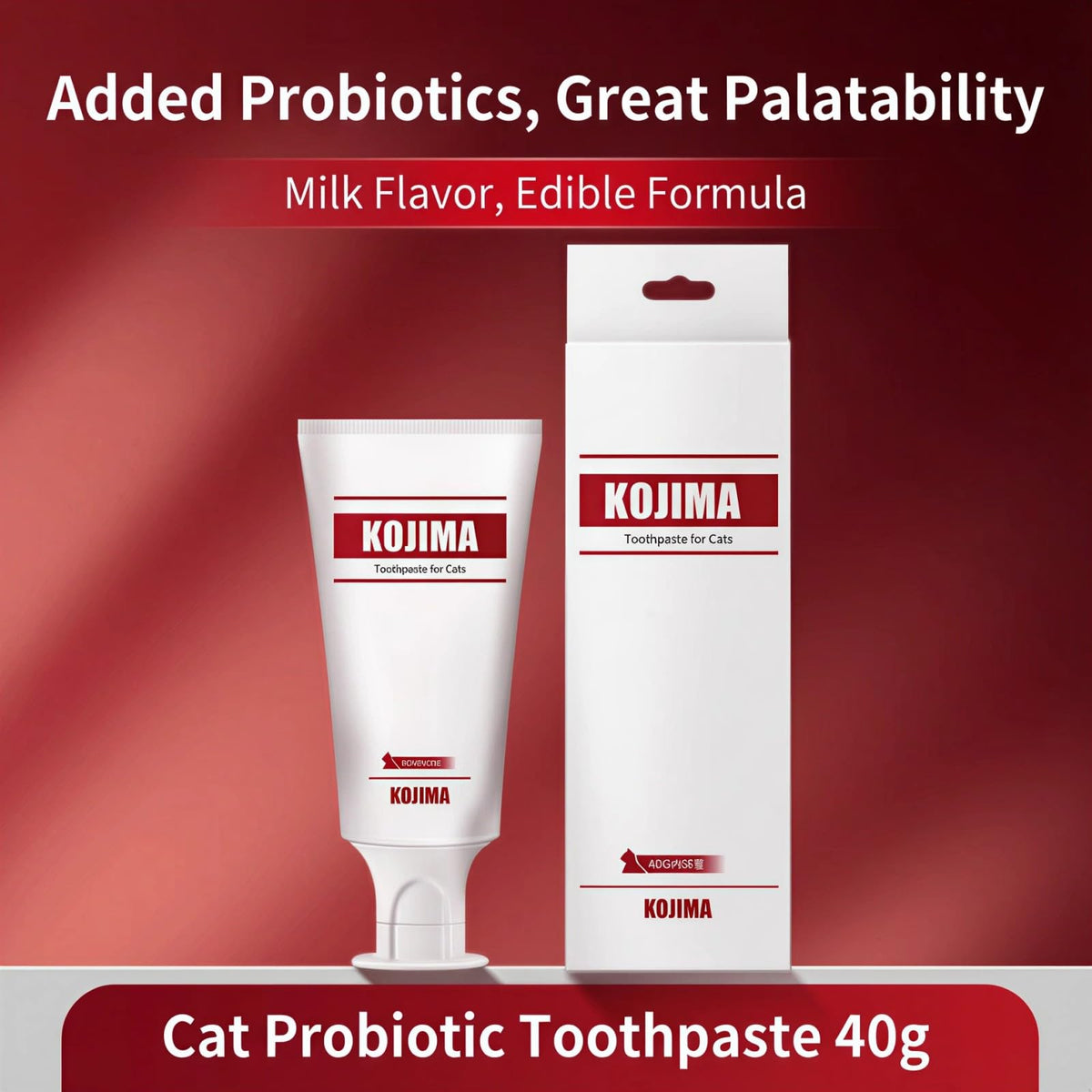 Tuna Flavor Toothpaste 1.35 oz with Toothbrush & Finger Brush G773