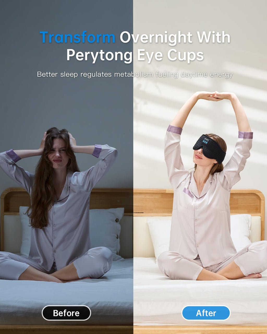 Bluetooth Sleep Mask with Headphones N83844