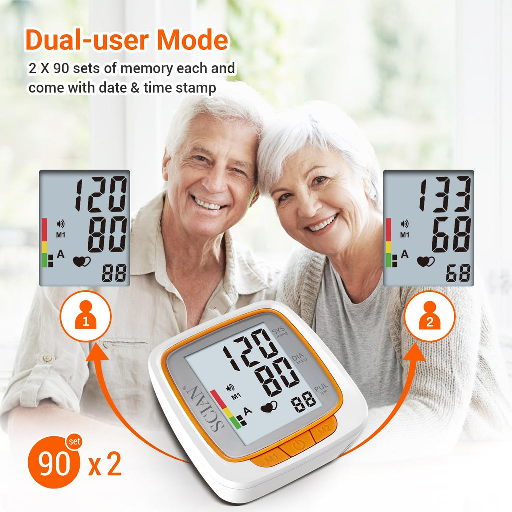Automatic Wrist Blood Pressure Monitor with Voice Broadcast B415