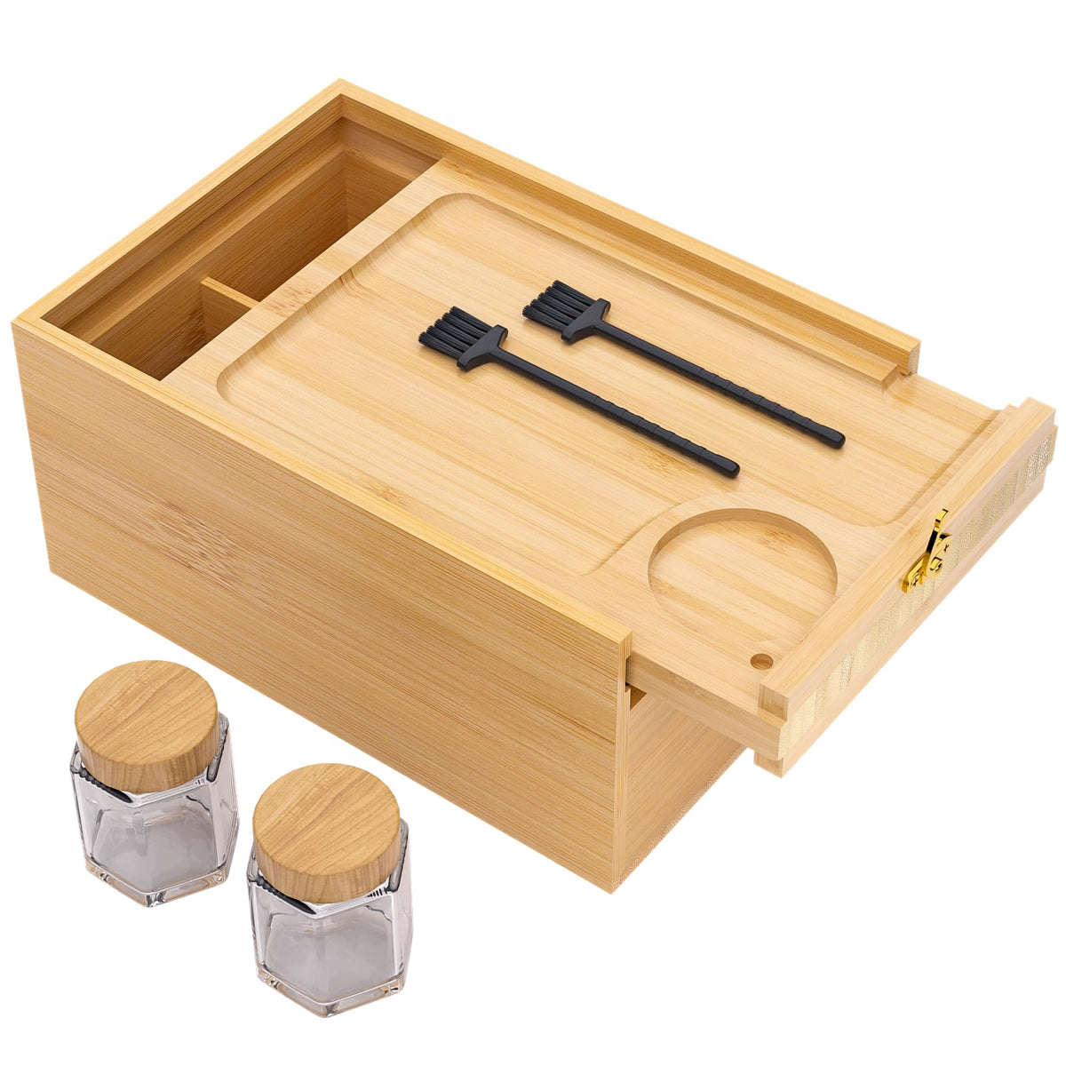 Bamboo Storage Box with Lid K819