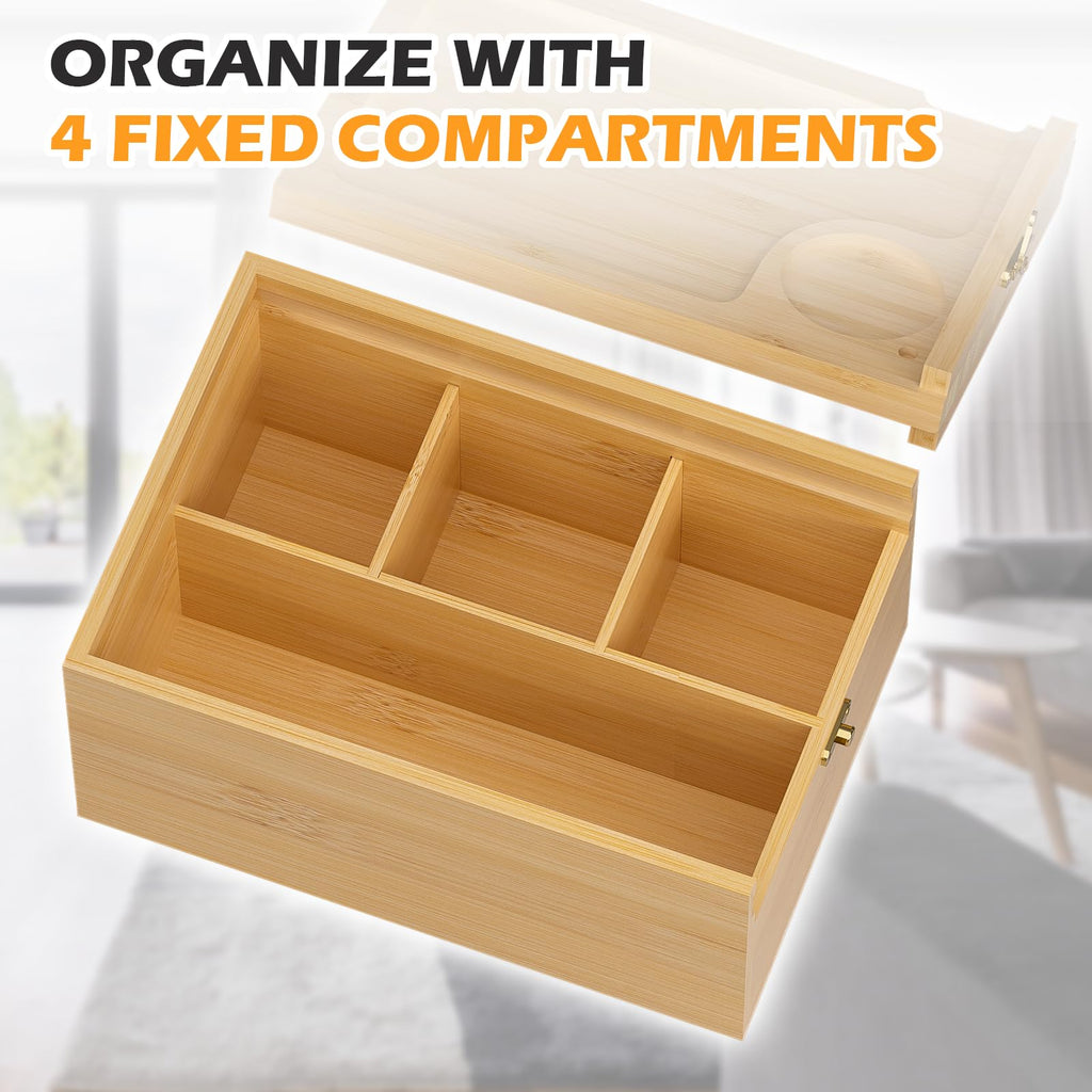 Bamboo Storage Box with Lid K819