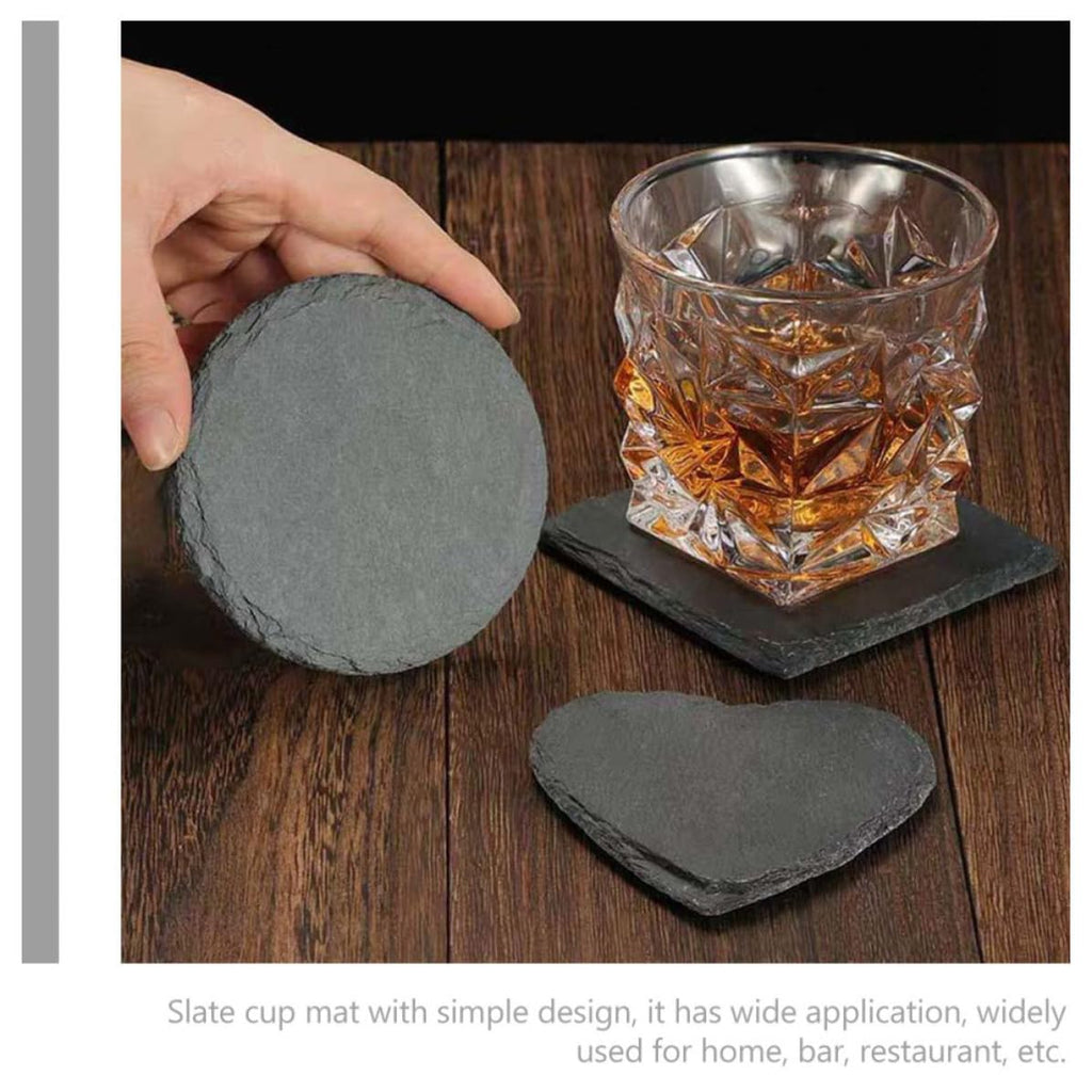 Natural Stone Decorative Cup Coaster Set X956