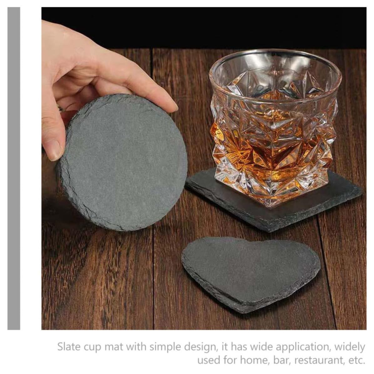 Natural Stone Decorative Cup Coaster Set X956