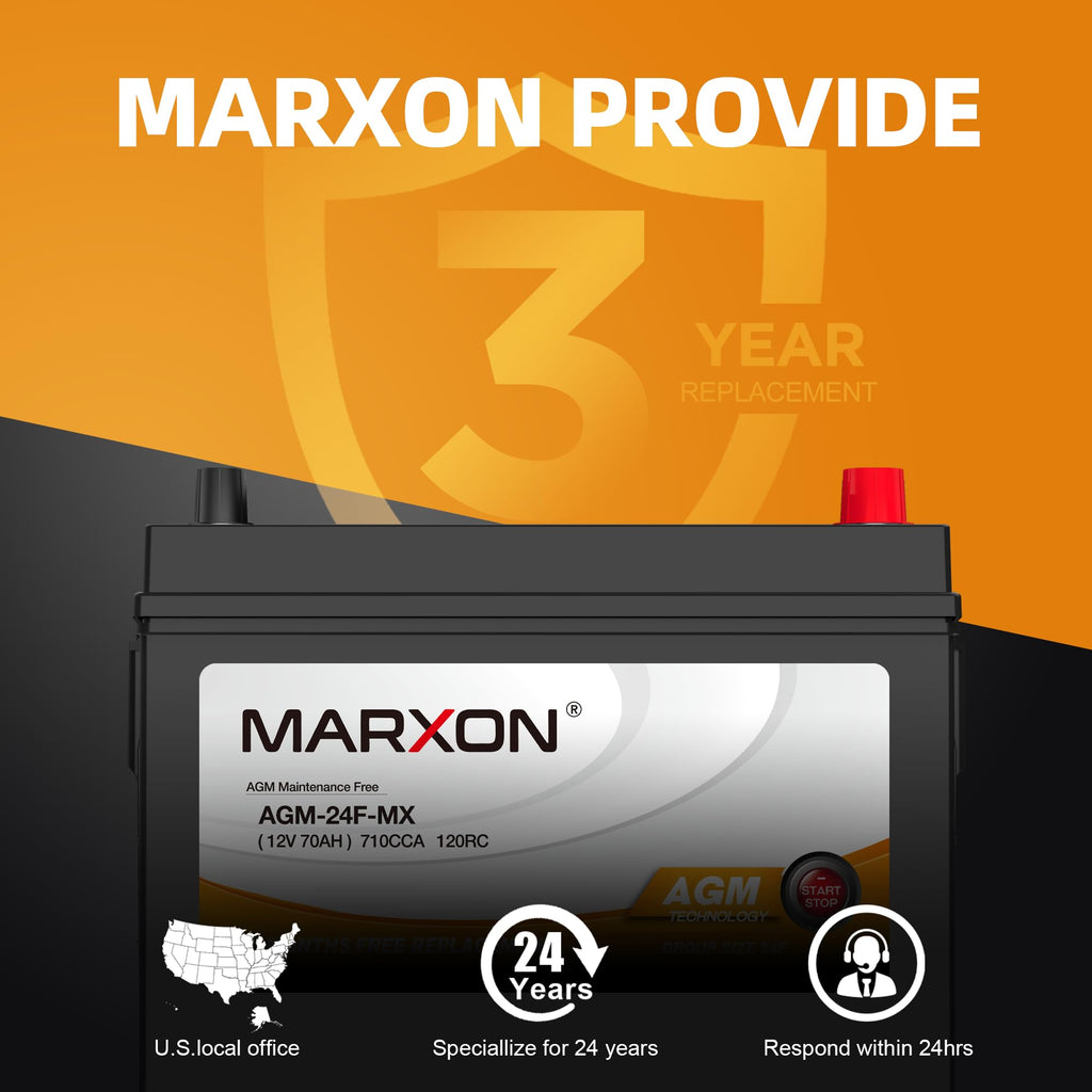 24F 12v 70AH 710CCA AGM Car Battery D5550
