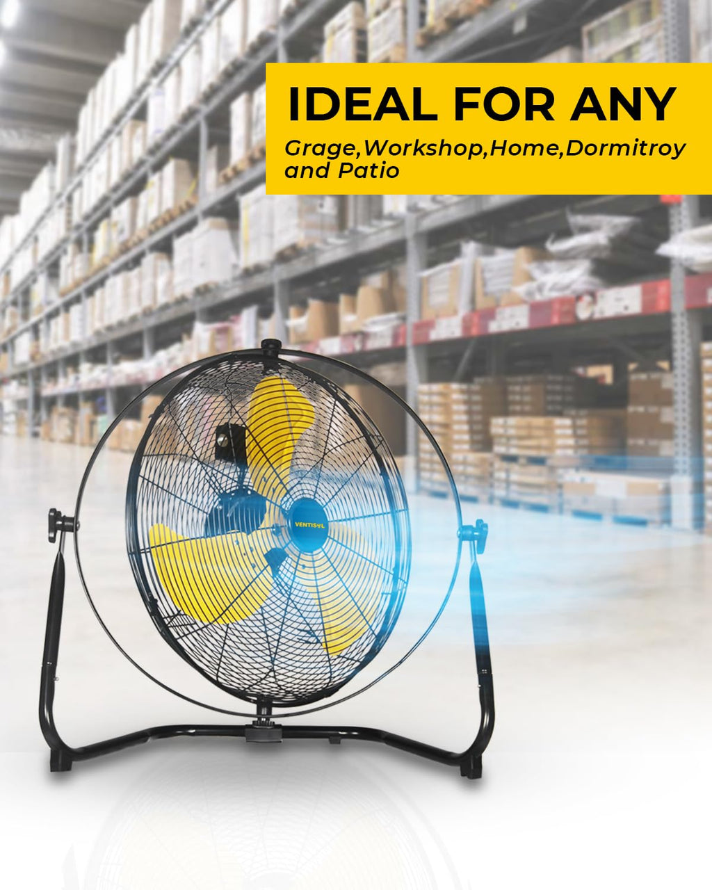 20 Inch 2-in-1 Floor Wall Mounted Fan O49108