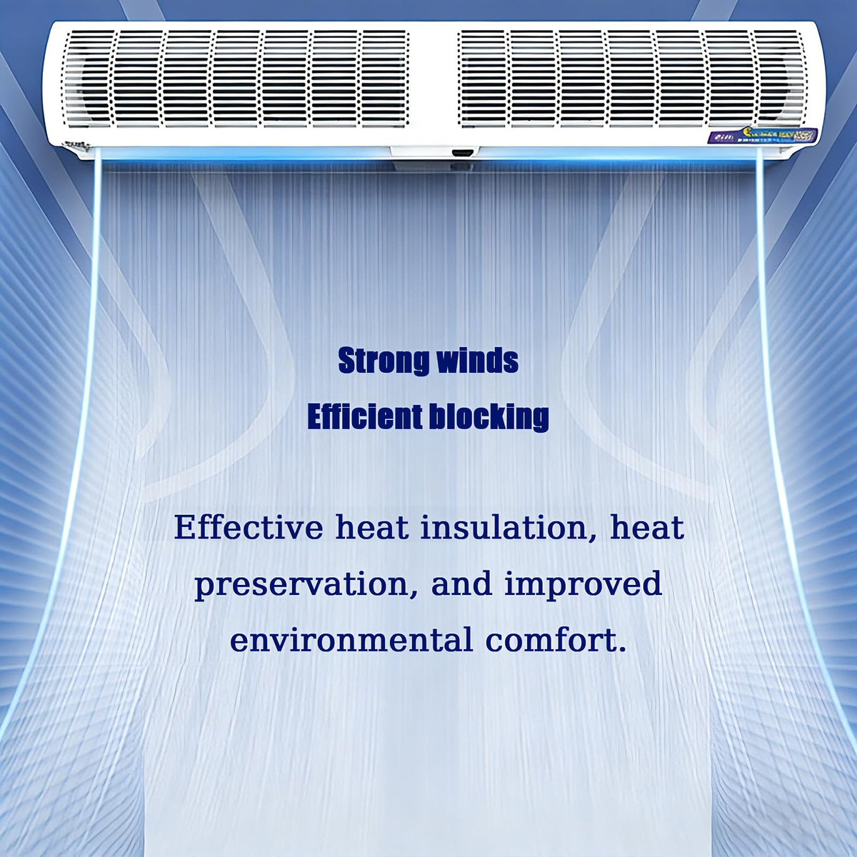 Wall-Mounted Commercial Air Curtain W6942
