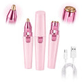 Pink USB Rechargeable Facial Hair Remover Z5267