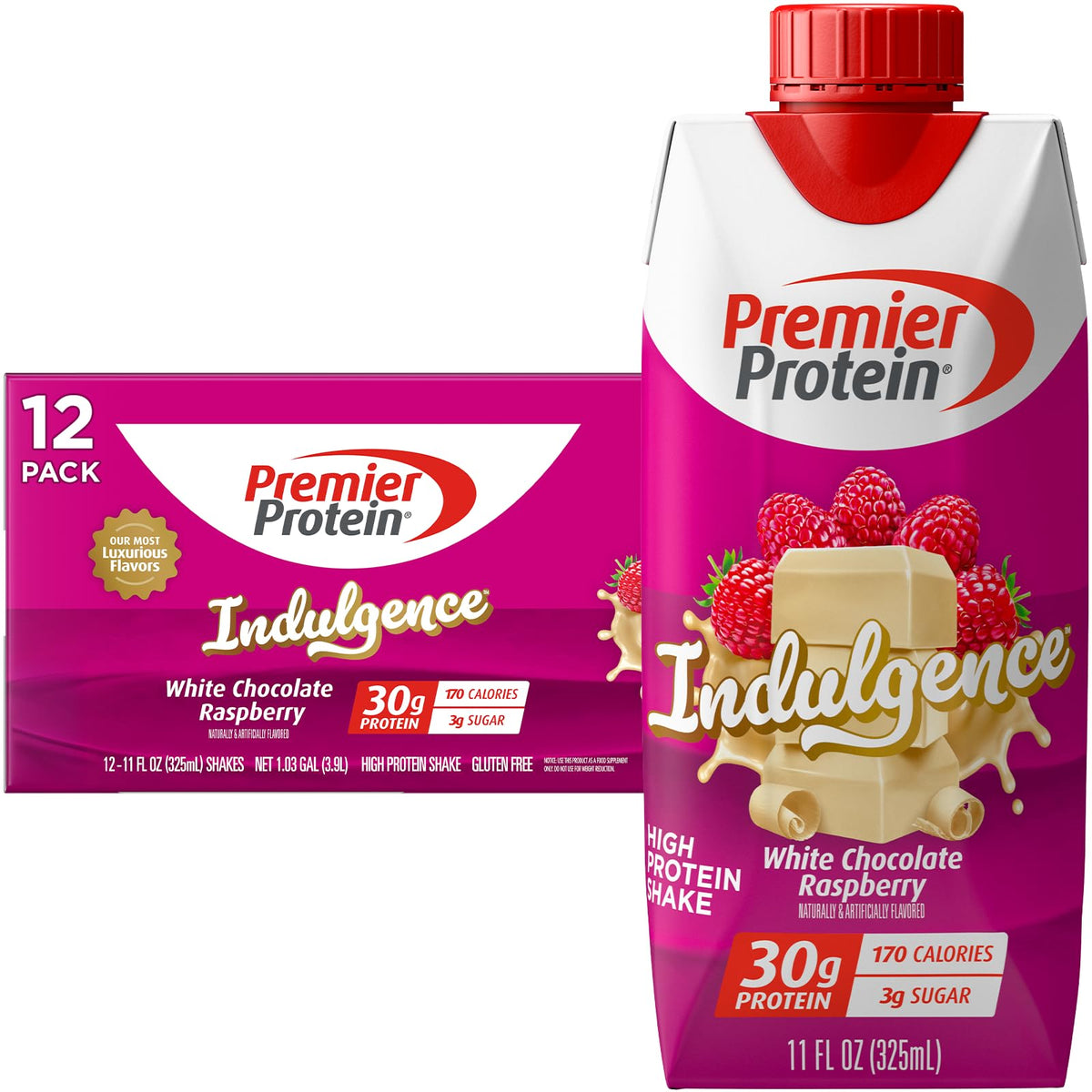 White Chocolate Raspberry Protein Shake 12 Pack L667520