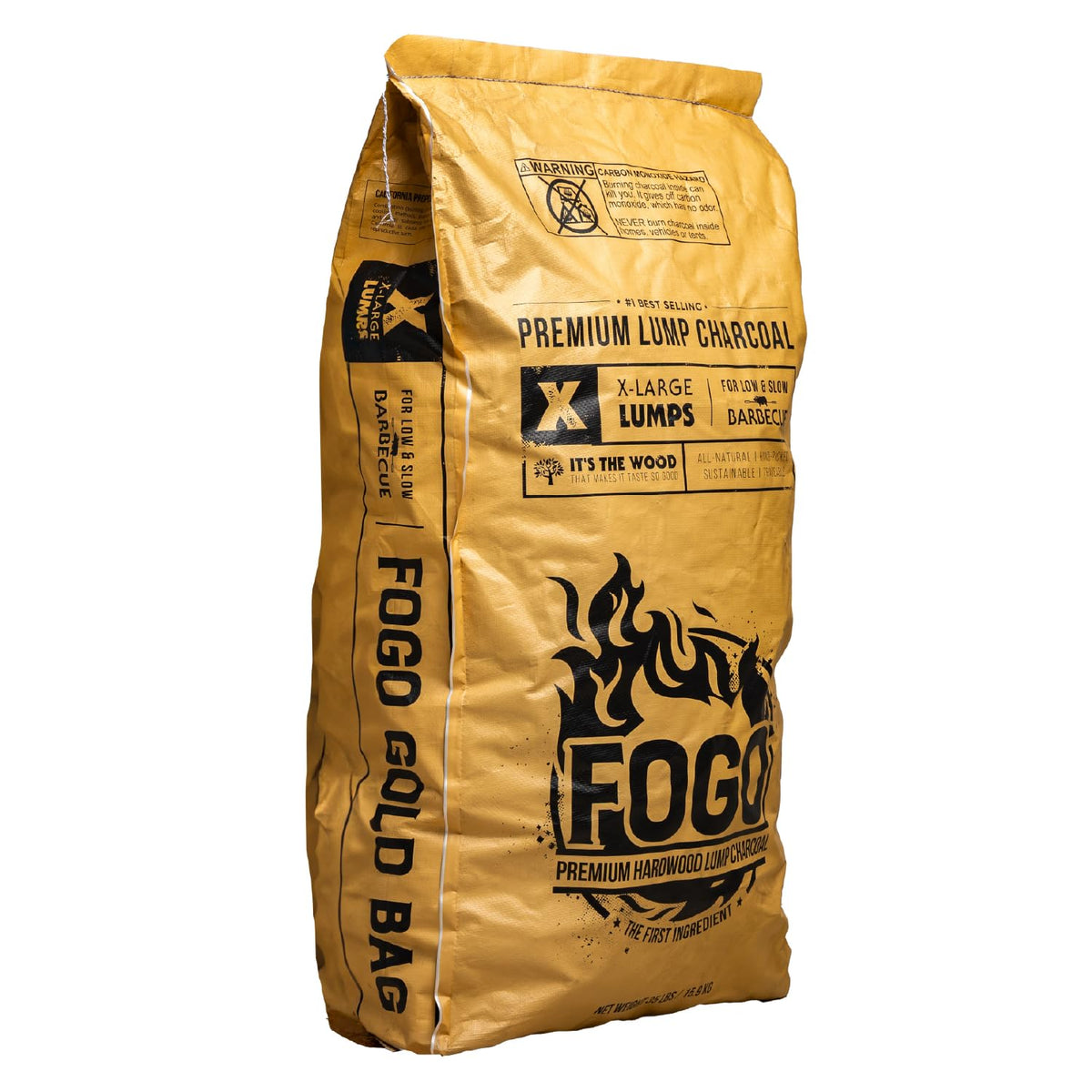 Hardwood Lump Charcoal 35 Pound Bag B9385