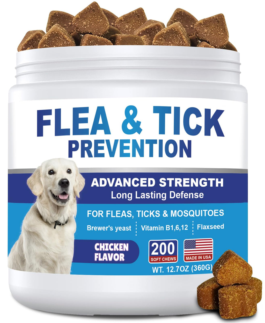 Flea and Tick Chewables 200Ct A16903