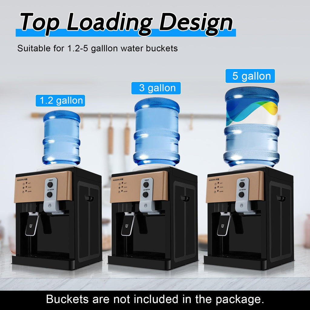 Top Loading Countertop Water Cooler Dispenser 3 Temp K9456