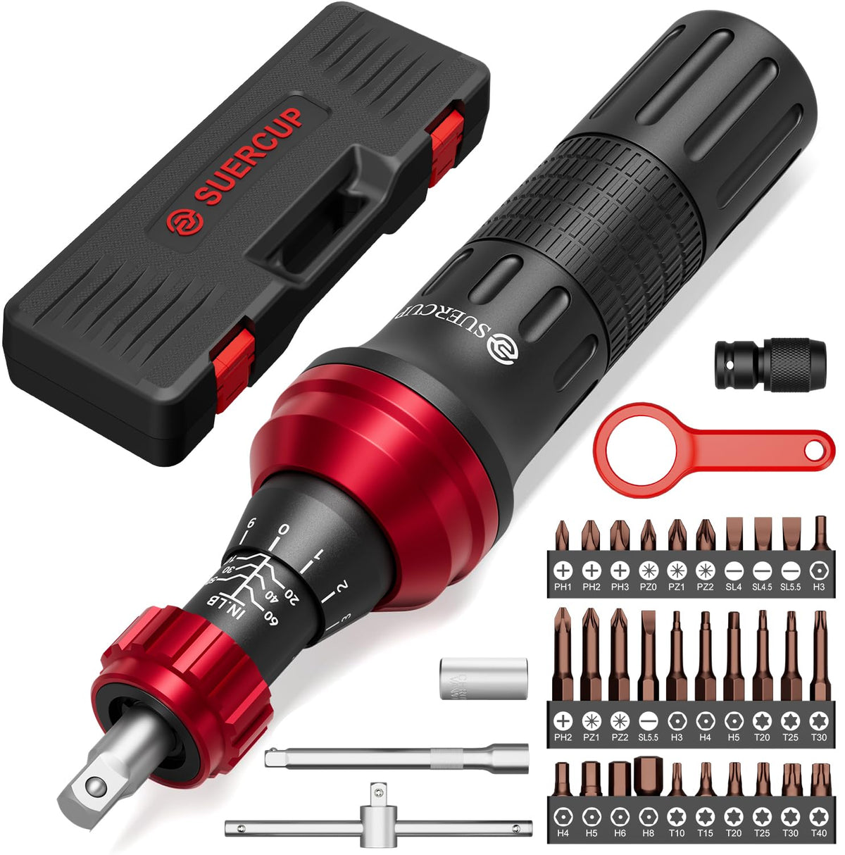 1/4" Torque Screwdriver 36 PCS Set C3890