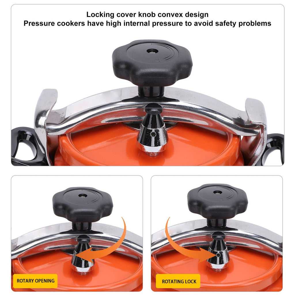 Aluminum Alloy Pressure Cooker with Double Bottom 2L E2805