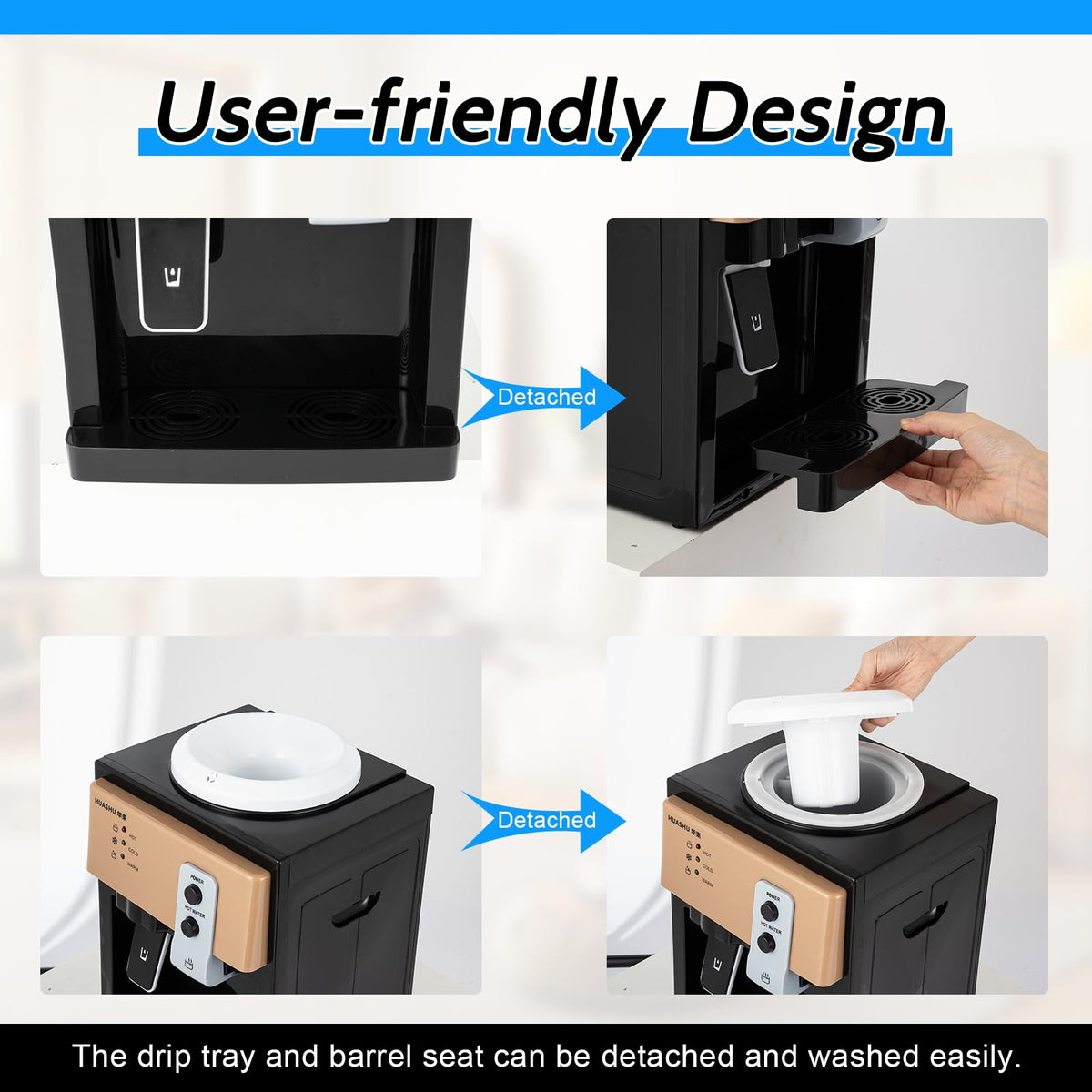 Top Loading Countertop Water Cooler Dispenser 3 Temp K9456