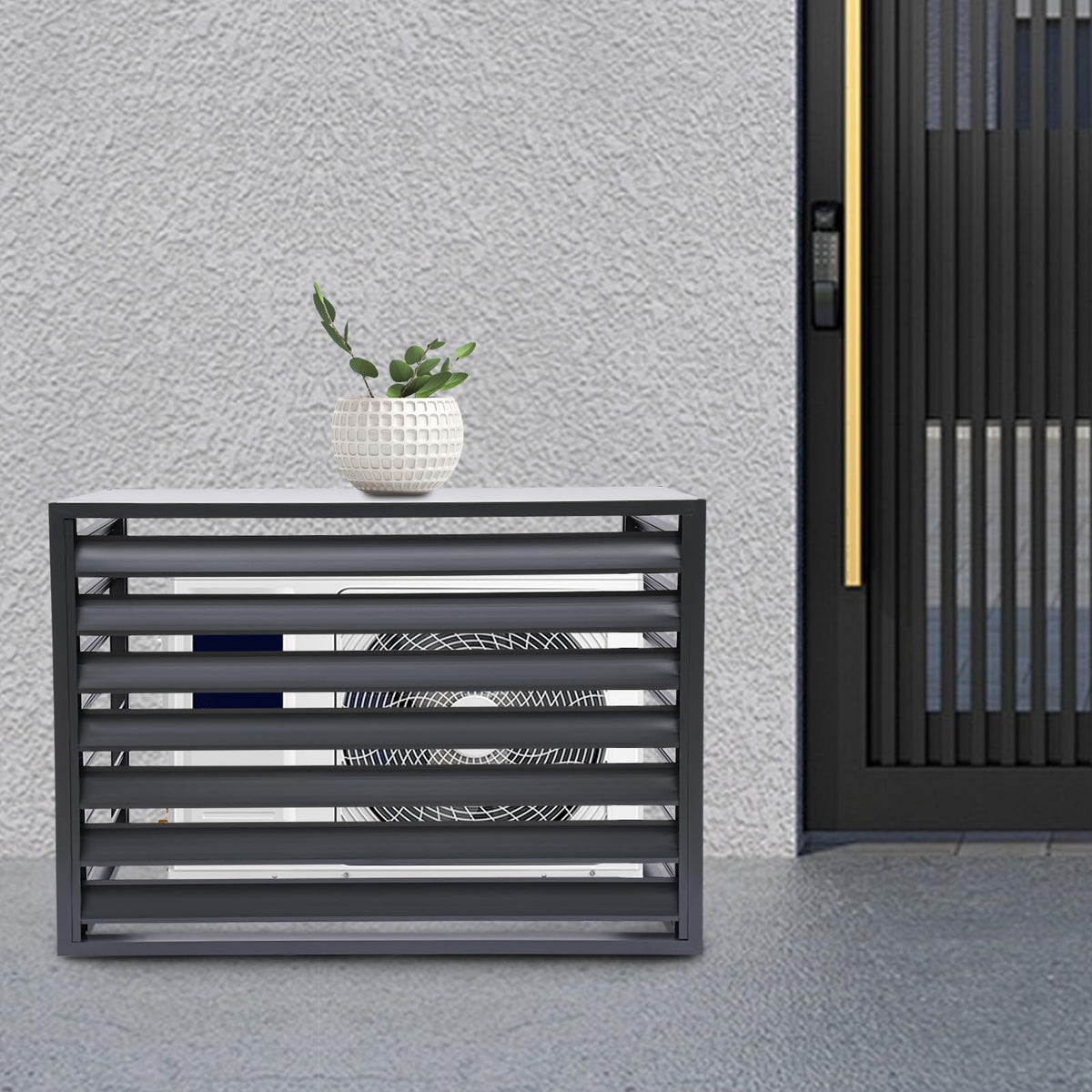 43x23x31 Inch Aluminum Alloy Air Conditioner Fence Screen V54489