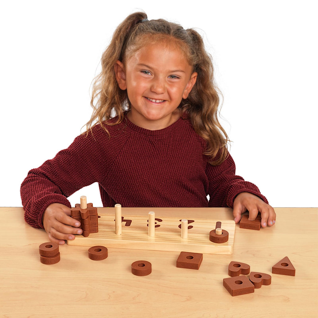 Wooden Shape Number Counter B760