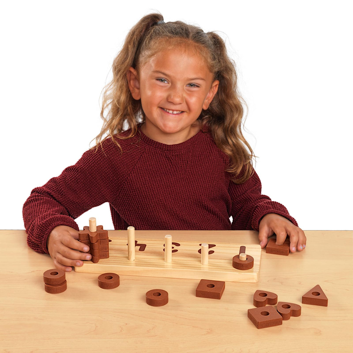 Wooden Shape Number Counter B760